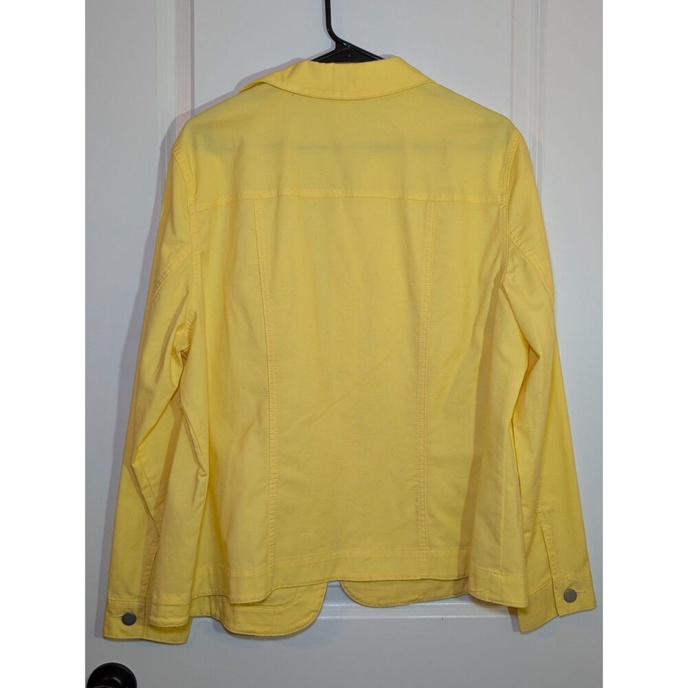 Allison Daley Yellow Eyelet Jacket Plus Sze 18 Cottagecore Spring Layer Feminine - Picture 3 of 7